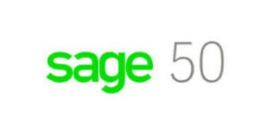 Sage 50 logo showing the green 'sage' text and gray '50'
